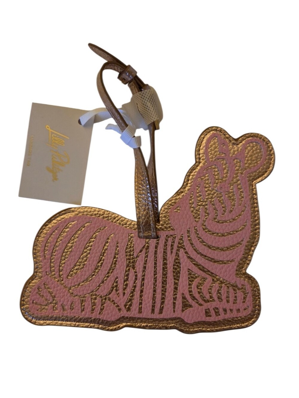 Lilly Pulitzer Zebra Luggage Tag Pink
